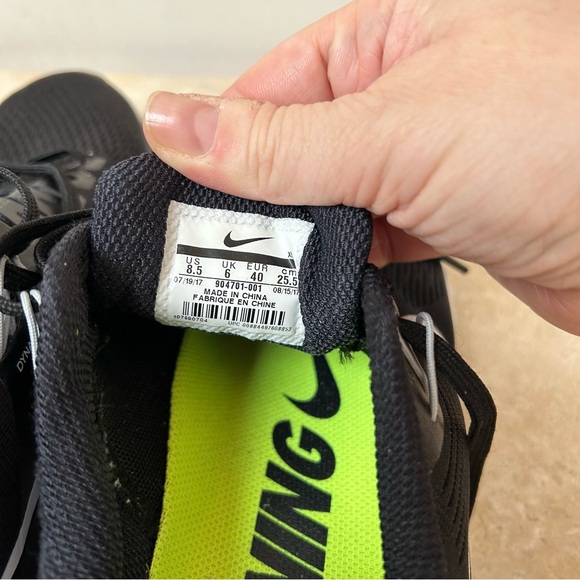 Nike Zoom Structure 21 black sneakers for women w/Gray white sole size 8.5 EUC! - Picture 8 of 9